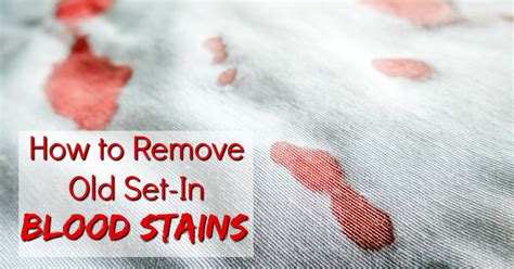 how to dry fake blood on clothing quickly|removing set in blood stains.